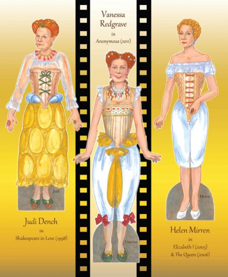 Queen Elizabeth on the Screen Paper Dolls - Click Image to Close