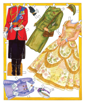 The Queen Paper Dolls - Click Image to Close